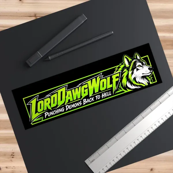 LordDawgWolf Bumper Sticker