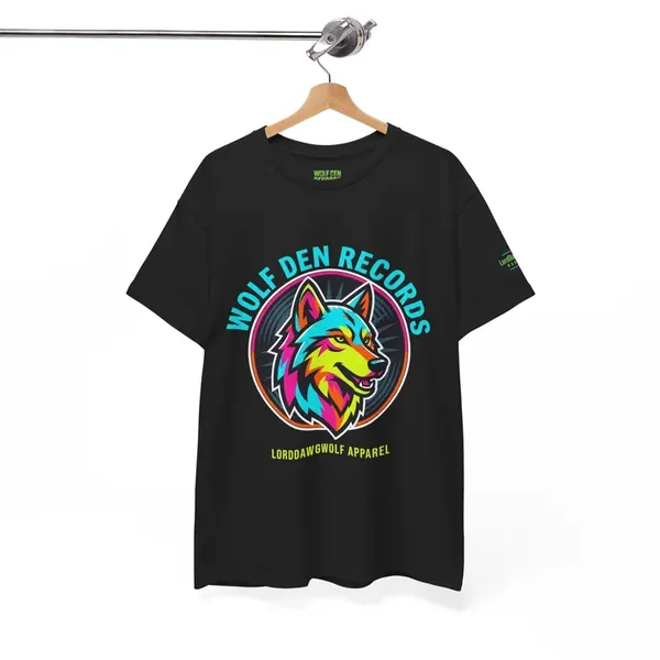 Wolf Logo T-Shirt: “LDW” Neon Green