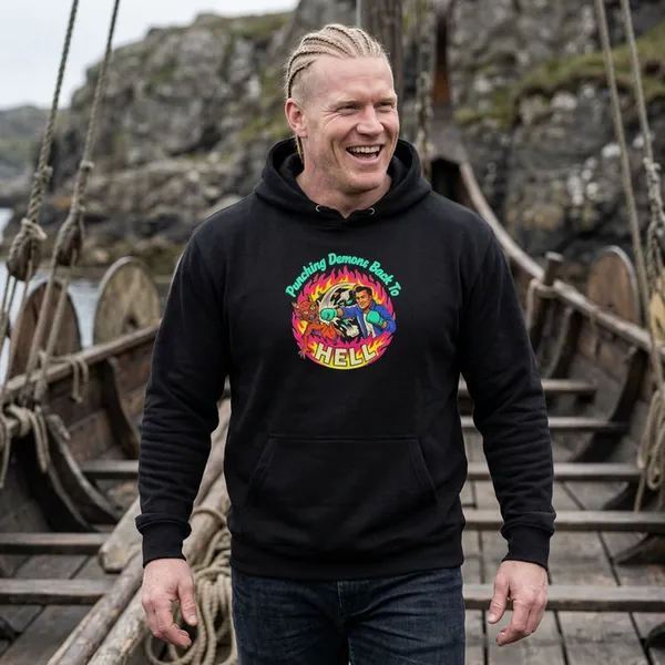 Wolf Den Records Neon Logo Hoodie